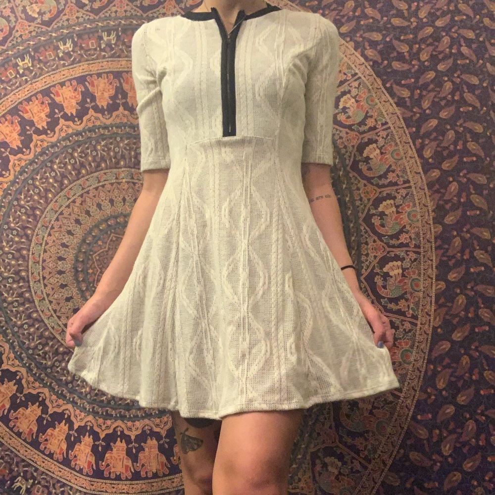 Flowy knit dress